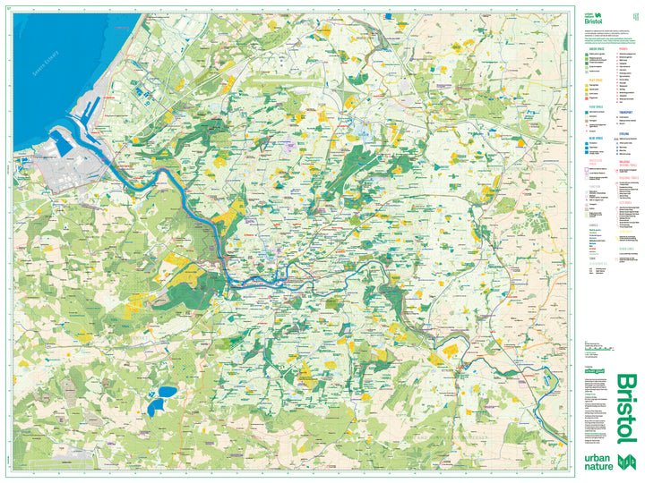 Flat Bristol Urban Nature Map