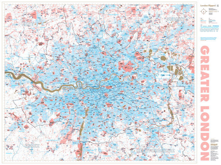London Flipped - Flat
