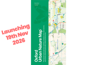 Front cover of the Oxford Urban Nature map by Urban Good - launching soon version