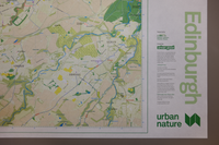 Flat Edinburgh Urban Nature Map