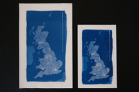 Slow Ways handmade cyanotypes