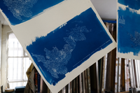 Slow Ways handmade cyanotypes