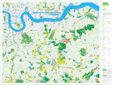 Flat Greenwich Map